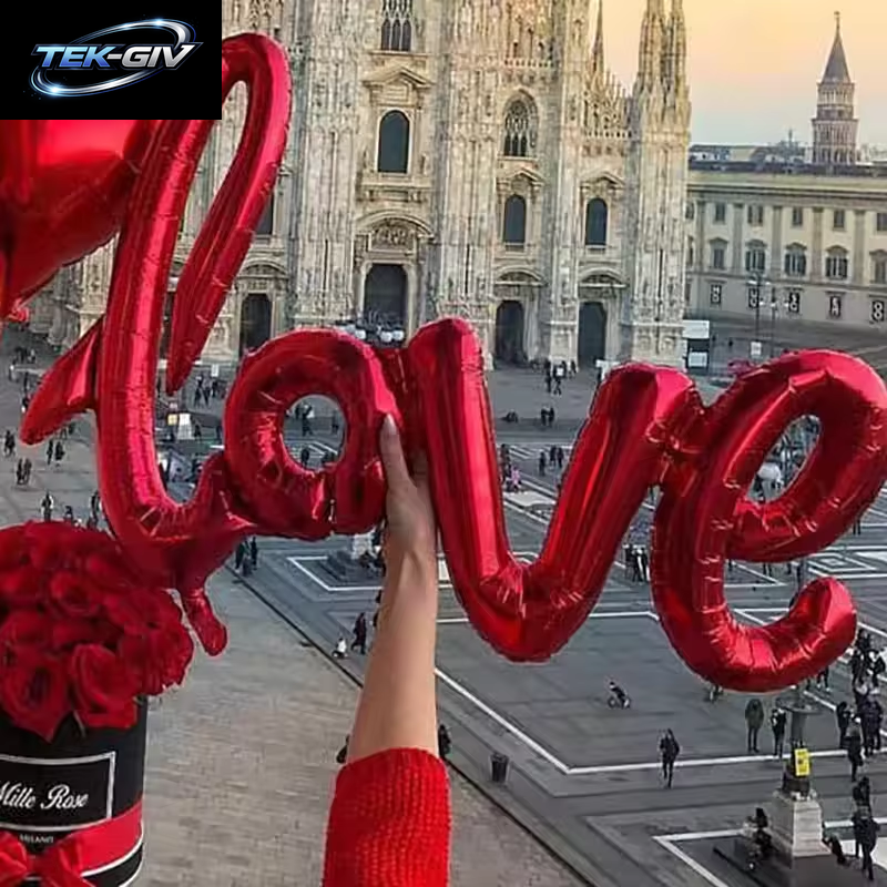 LIEBE Brief Folie Mylar Ballon Für Hochzeit Valentinstag Jahrestag Geburtstag Party Dekor Hintergrund Bogen Kranz DIY Supplie