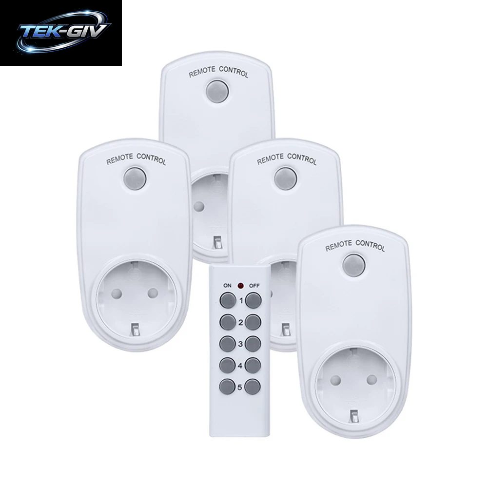 Wireless Smart Fernbedienung Steckdose Stecker Steckdose Licht Schalter Steckdose Steckdose EU Stecker Mit Fernbedienung
