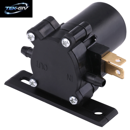 Auto-Scheibenwaschpumpe, 12 V, Universelle Waschpumpe Für Van, Bus, LKW, Auto-Scheibenwaschmotor, 2-Polig, AWP01, Kunststoff