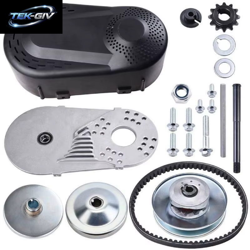 Go Kart Kupplung Kit Drehmoment Konverter Werkzeuge 3/4 Zoll 10T #40 41 Kette 12T #35 CVT Kupplung Kleine Motor Stick Gürtel Für 2HP-7HP