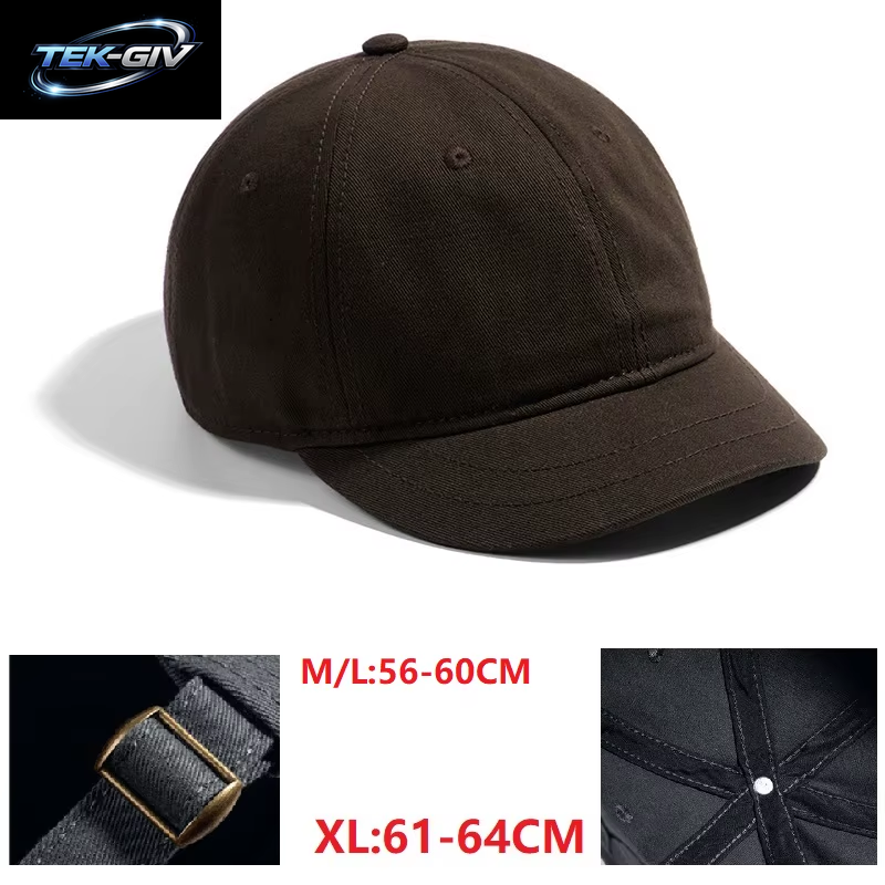 Übergroße Xxl-Baseballkappen, Verstellbare Papa-Hüte, Kurze Rechnung Für Große Köpfe, 58–60 Cm, 60–65 Cm, Extra Große Golfmützen Mit Niedrigem Profil