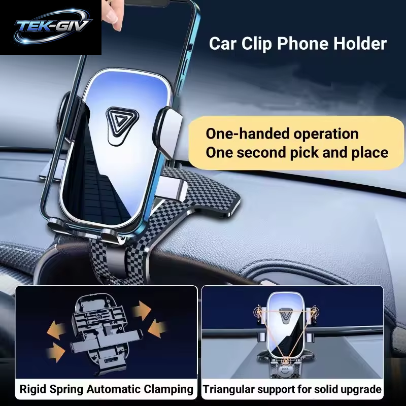 Neue Auto Dashboard Telefon Halter Schwerkraft Krokodil Clip Automatische Verriegelung Spiegel Telefon Ständer Universal GPS Navigation Halterung