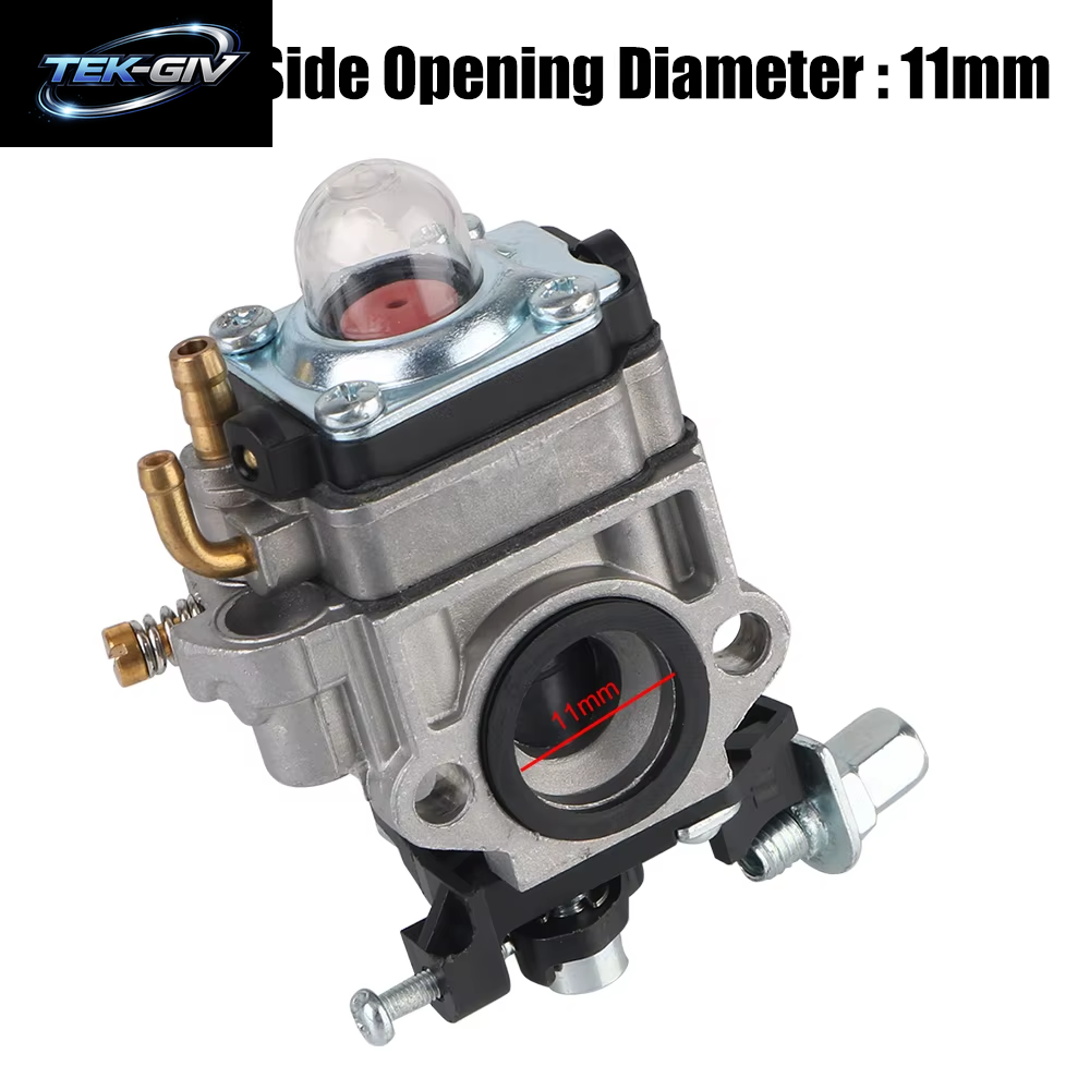 Roller Freischneider Vergaser Carb Für Trimmer Cutter Kettensäge 11Mm Vergaser Für 40CC 43CC 49CC 2-Takt Pocket Bike Roller