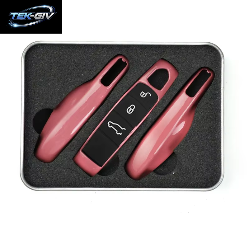 Auto Smart Remote Key Case Fob Abdeckungen Set Shell Für Porsche Panamera Spyder Carrera Macan Boxster Cayman Cayenne 911 970 981 991