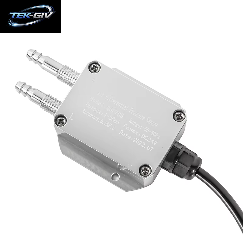 QDF70B -100Pa Bis 100Pa 0-10V 0-5V Windluft-Differenzdrucksensor -2500Pa-2500Pa Bis 4-20Ma RS485 Mikrodrucksensor