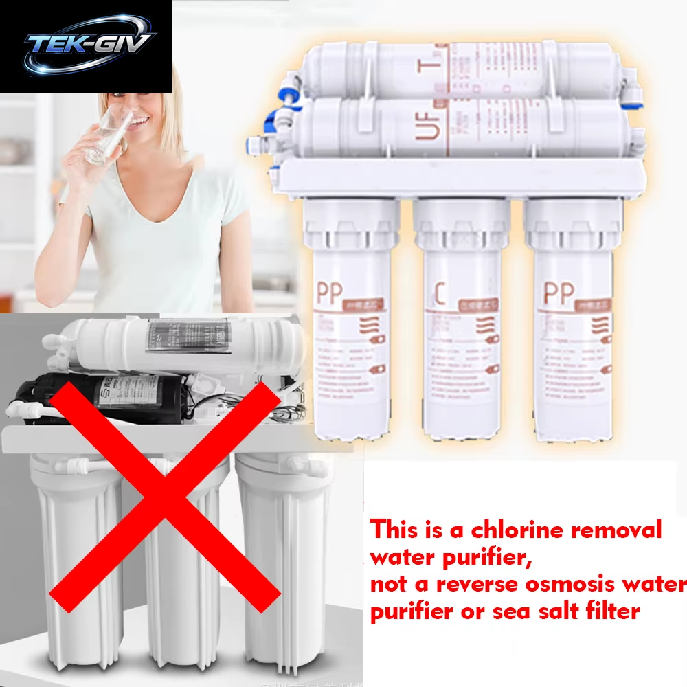 3+2 Wasserfiltersystem 5 Stufen Trinkwasserfilter Luftreiniger Für Haushaltsküche Mit Filterkartusche Kit Wasserhahnfiltration