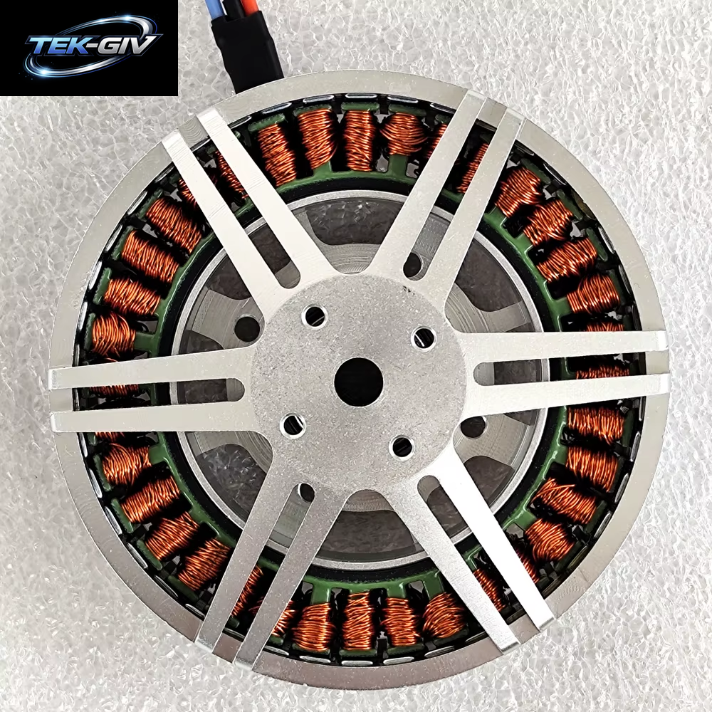 15Kv (7210) Bürstenloser Motor Windgenerator Alternative Energie 3-Phasen Getriebeloser Permanentmagnet-Gleichstromgenerator Für Elektrofahrräder