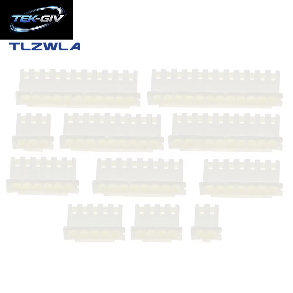 100 Stücke JST XH2.54 2/3/4/5 Pin Terminals Kunststoff Shell Stecker + Buchse Draht Stecker XH 2,54 2P 3P 4P 5P-14P
