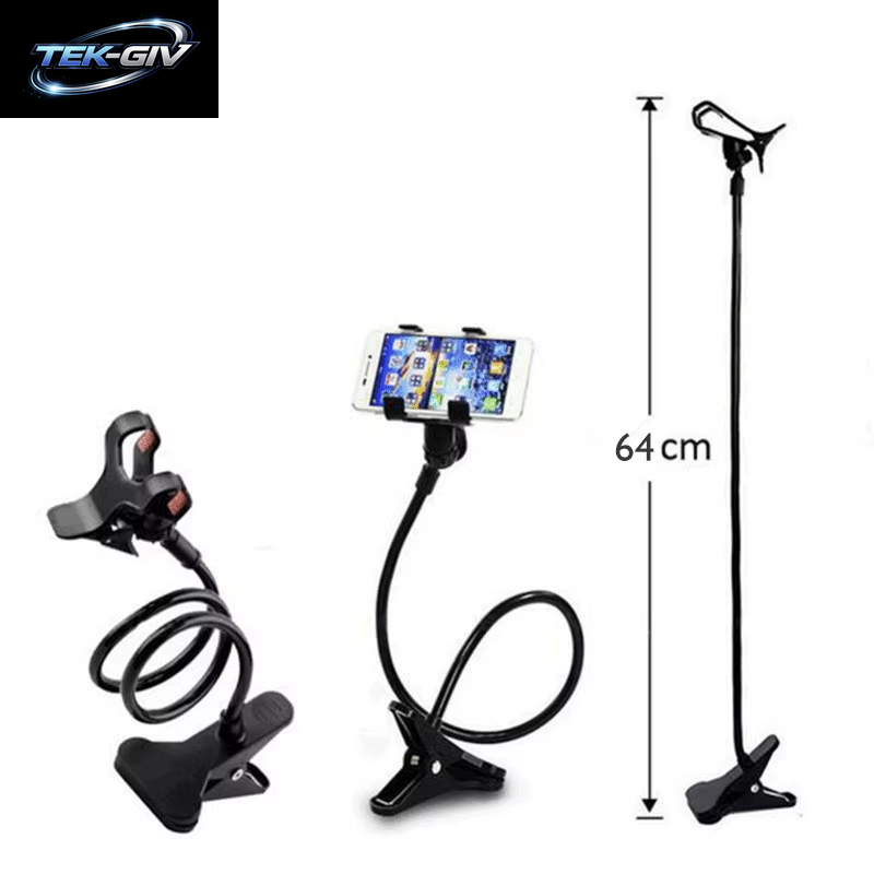Handy Halter Flexible Faul Halter Einstellbare Handy Clip Hause Bett Desktop Halterung Smartphone Ständer
