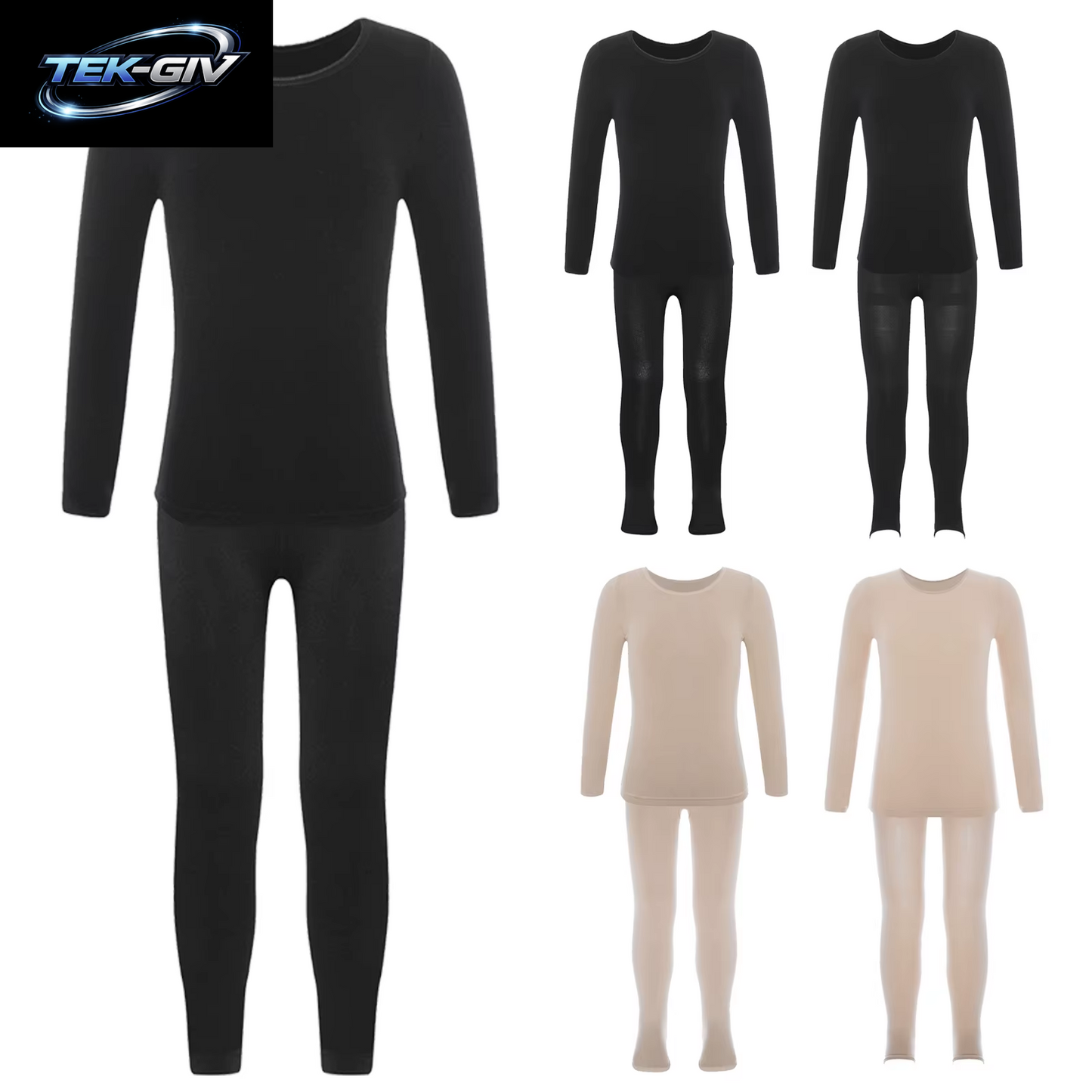 Kinder Mädchen Ballett Tanz Training Kostüme Frühling Herbst Thermo-Unterwäsche Anzug Stretchy Langarm Top + Strumpfhosen Leggings Hosen