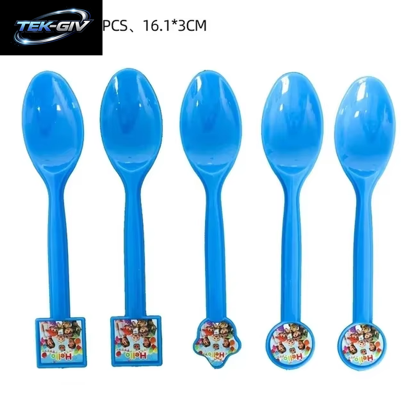 Cocomelon Ballon JJ Melone Wassermelone Spielzeug Alles Gute Zum Geburtstag Banner Party Dekoration Hintergrund Kuchen Topper JOJO Einweggeschirr