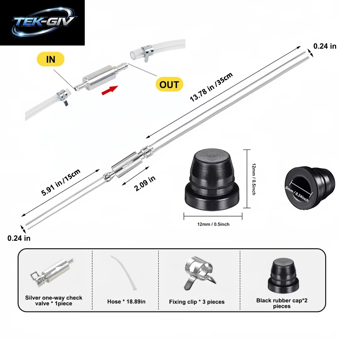 Universal Bremsentlüftungsschlauch Kit Einweg Rückschlagventil Rohr Entlüftungswerkzeug Motorrad Kupplung Auto Kupplungsflüssigkeit Ersatzschlauch