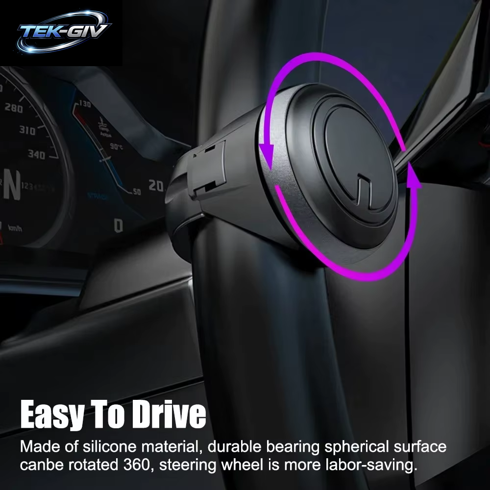Langlebige Auto Lenkrad Booster Ball Arbeitsersparnis Drehen Spinner Knopf Lager Power Griff Halter Auto Universal Zubehör