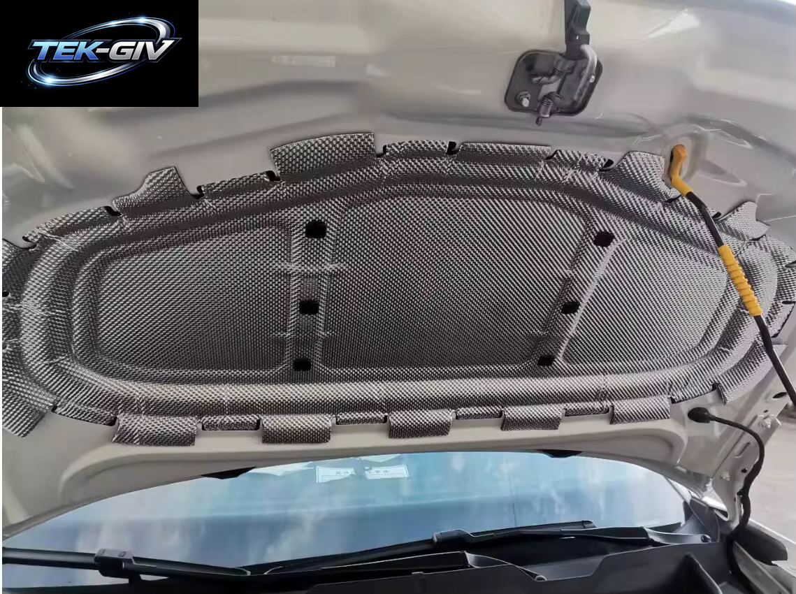 Für VW T-Cross Tcross 2019-2023 Front Hood Motor Schalldämmung Pad Baumwolle Schalldichte Abdeckung Thermische Wärmedämmung Pad Matte