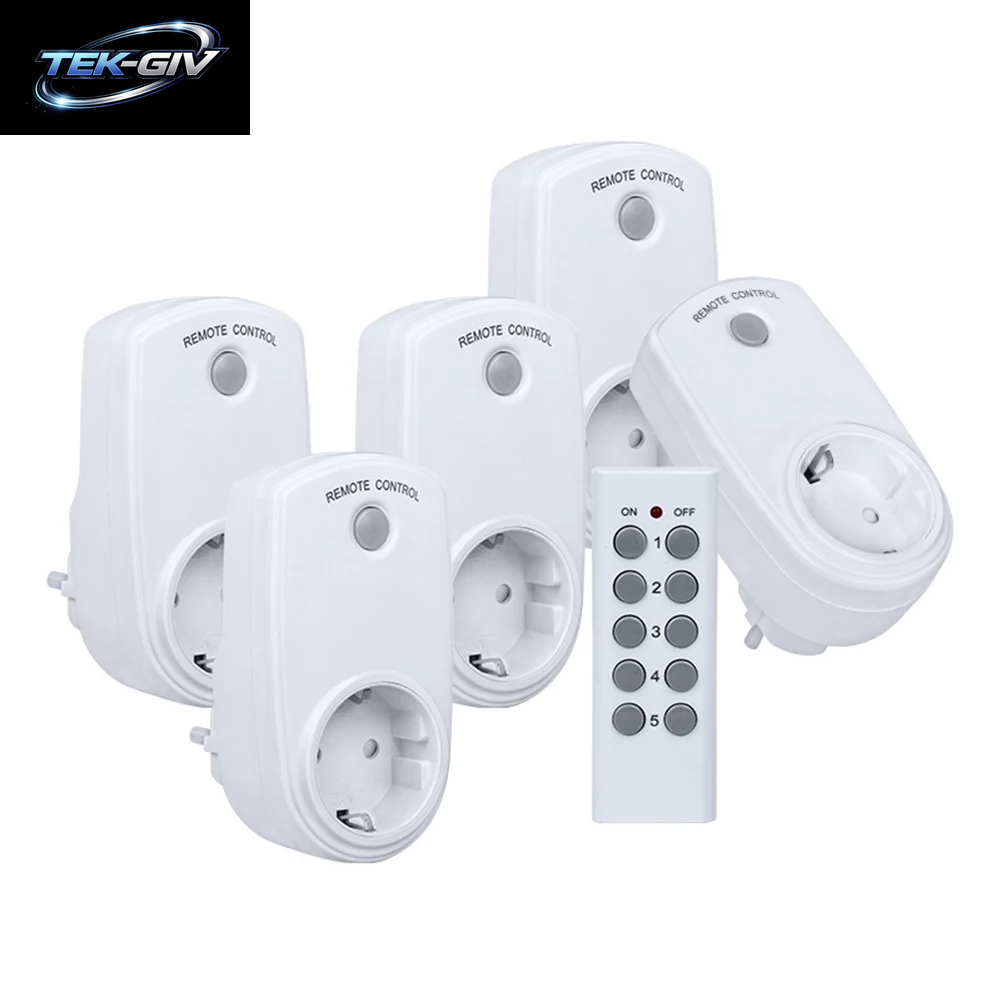 Wireless Smart Fernbedienung Steckdose Stecker Steckdose Licht Schalter Steckdose Steckdose EU Stecker Mit Fernbedienung