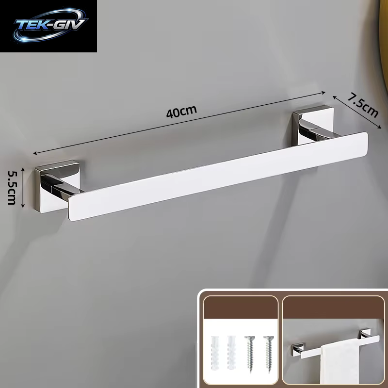 Mattschwarz Badezimmer Zubehör Set Wand Halterung Handtuch Bar Handtuch Ring Rollen Papier Halter Robe Haken Edelstahl Hardware Set