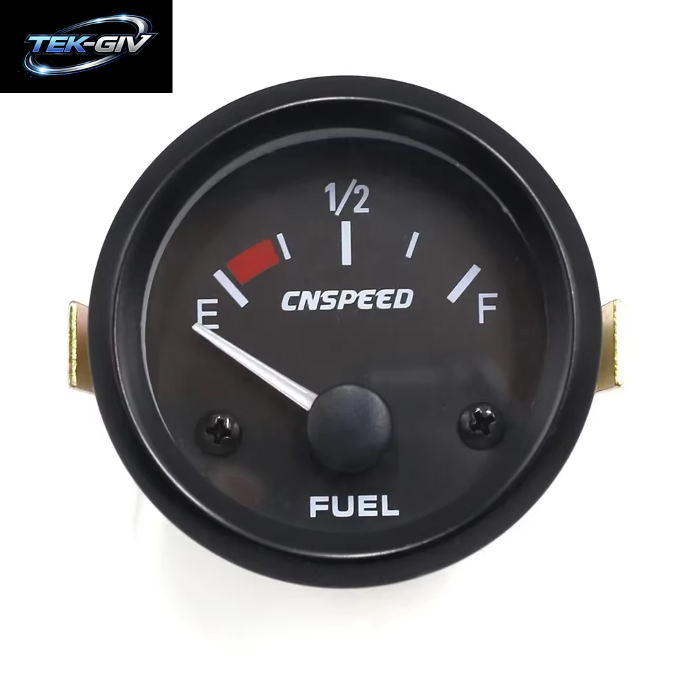 2 "52Mm Universal 12V Auto Auto Kraftstoffs Tands Anzeige Mit Kraftstoff Float Weiß Zeiger Retro Weißlicht Auto Kraftstoff Zähler