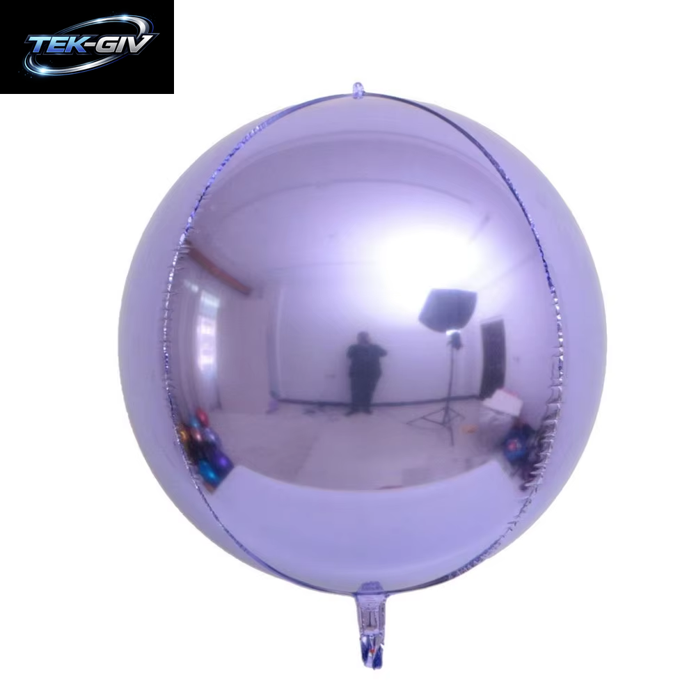 10 Stück Silberne 4D-Rundballons 10 18 22 32 Zoll Große Metallische Silberfolienballons Für Geburtstag, Hochzeit, Silberne Partydekorationen