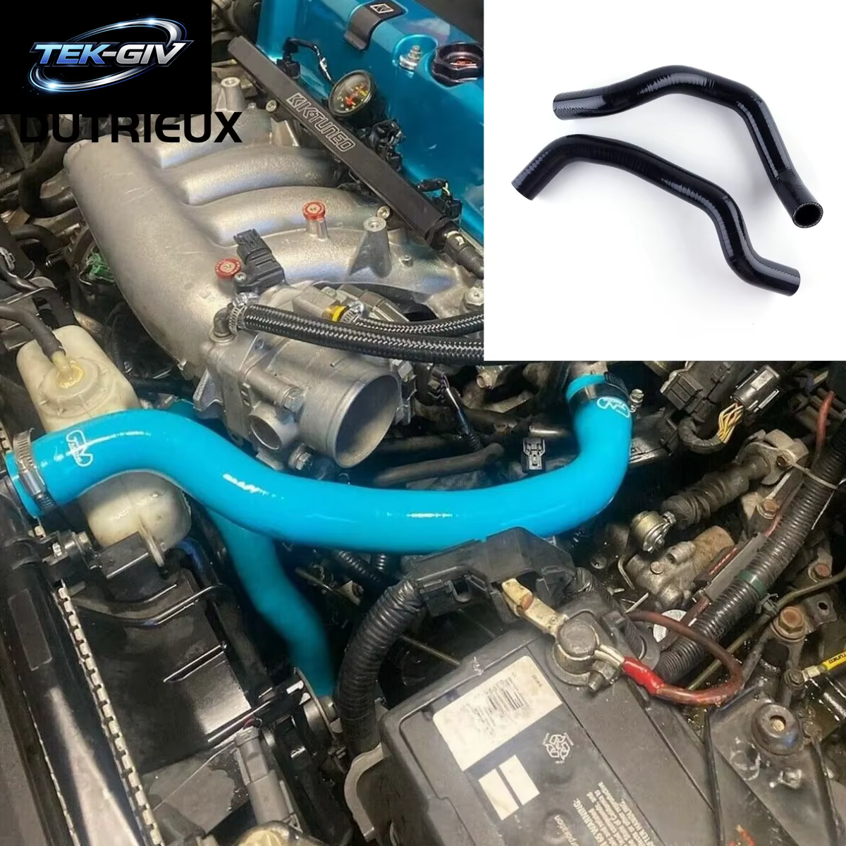 Für 2002–2008 Honda Accord EURO-R Acura TSX CL7 K20A Silikon-Kühlerschlauch-Rohr-Set 2003 2004 2005 2006 2007 2008