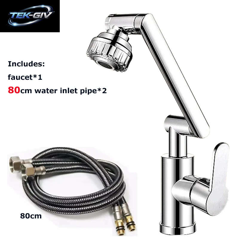 Becken Wasserhahn Heiße Und Kalte Waschbecken Haushalt Badezimmer Multi-Funktion Booster Universal Rotierenden Wasserhahn Küche Universal
