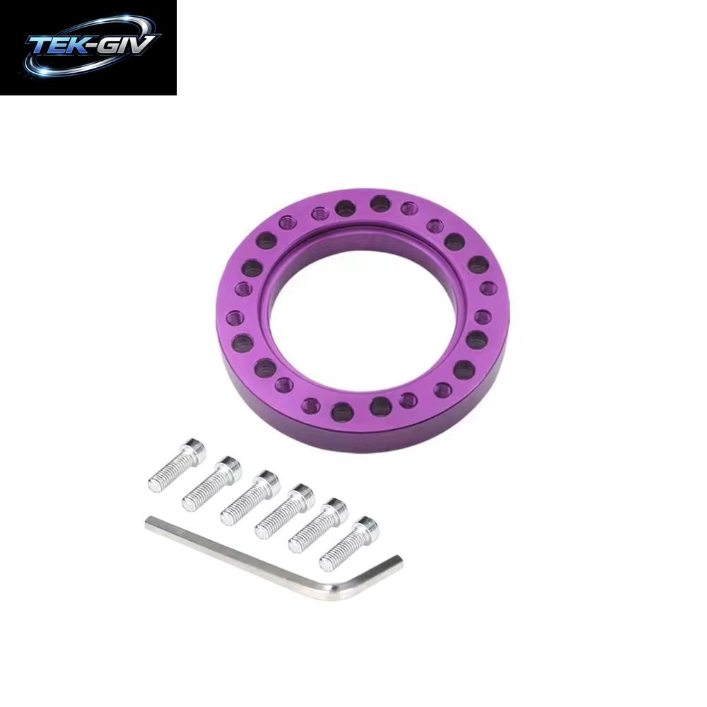 Neue Lenkrad HUB 1/2 ZOLL Spacer Lenkrad Nabe Boss Kit Adapter Spacer 13Mm 24 Loch Auto Lenkrad Adapter Platte