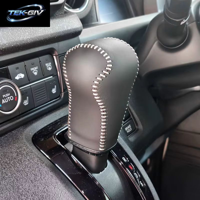 Handgenähte Schaltknaufabdeckung Aus Echtem Nappaleder Für Honda N Box (JF5) Für Honda Freed Crosstar 2024–2025