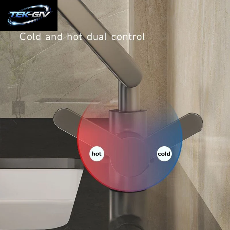 Becken Wasserhahn Heiße Und Kalte Waschbecken Haushalt Badezimmer Multi-Funktion Booster Universal Rotierenden Wasserhahn Küche Universal