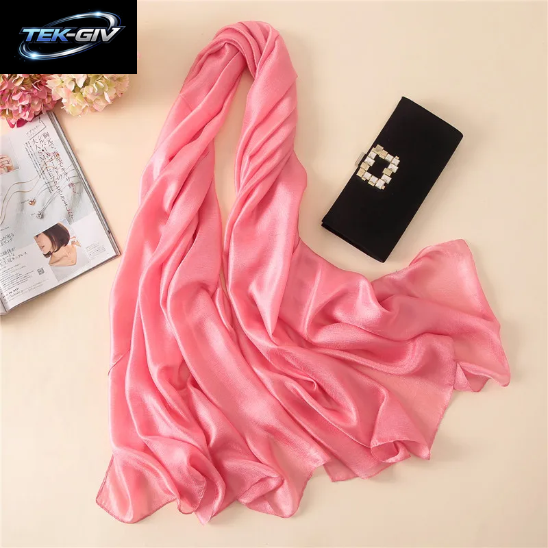 2023 Luxus Marke Frauen Mode Schal Plain Solide Seide Leinen Schals Schals Sommer Dame Bandanas Pashmina Foulard Hijab 180*90 Cm