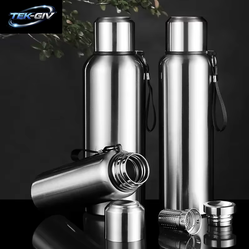 Große Kapazität Kalte Thermische Thermoskanne Becher Edelstahl Isoliert Tee Kaffee Wasser Flasche Isolier Flasche Topf Reise Becher
