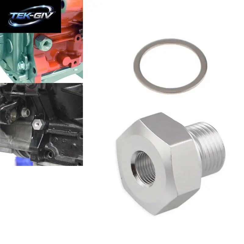 M12X1, 5 M16X1, 5 Buchse Bis 1,5 Npt Stecker Aluminium Neuer Öldruck Sensor Adapterst Ecker Für Ls Motor
