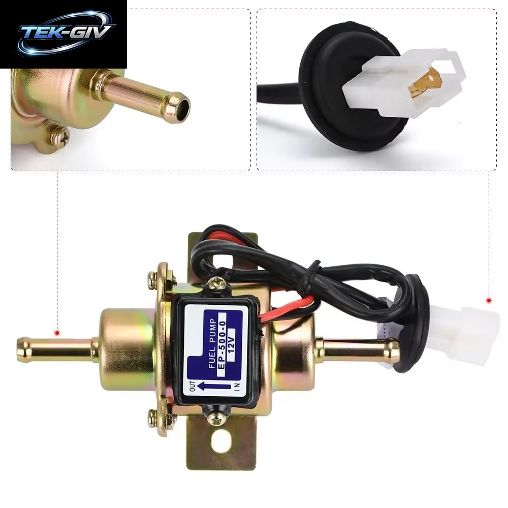 12V Universal Niederdruck 3-5 Psi Benzin Oder Diesel Elektrische Kraftstoff Pumpe Für Kubota Yanmar Cub Kadett EP500-0 EP-500-0 FP7901-017