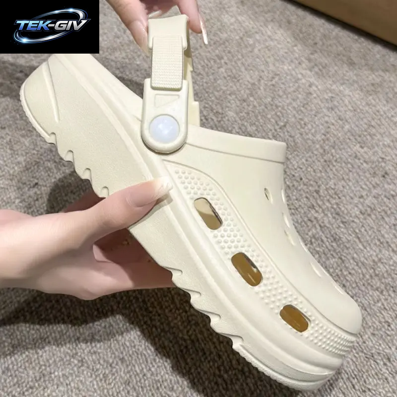 Frauen Hause Hausschuhe Garten Clogs Schuhe Männer Sandalen Flip-Flops Sommer Outdoor Paar Strand Slipper Geschlossene Zehe Rutschfeste Sandalen