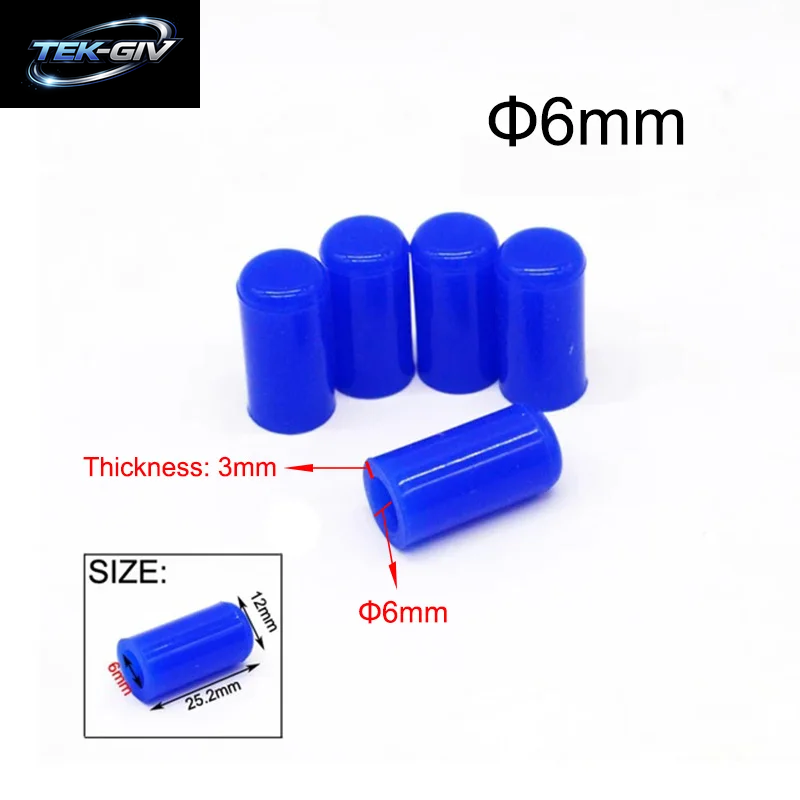 5 Stücke Silikon Blindkappe Einlass Vakuum Schlauch End Stopfen Dichtung Stecker Auto Auto Zubehör Teile 4/6/8/10/12/16/19/25/30/32Mm