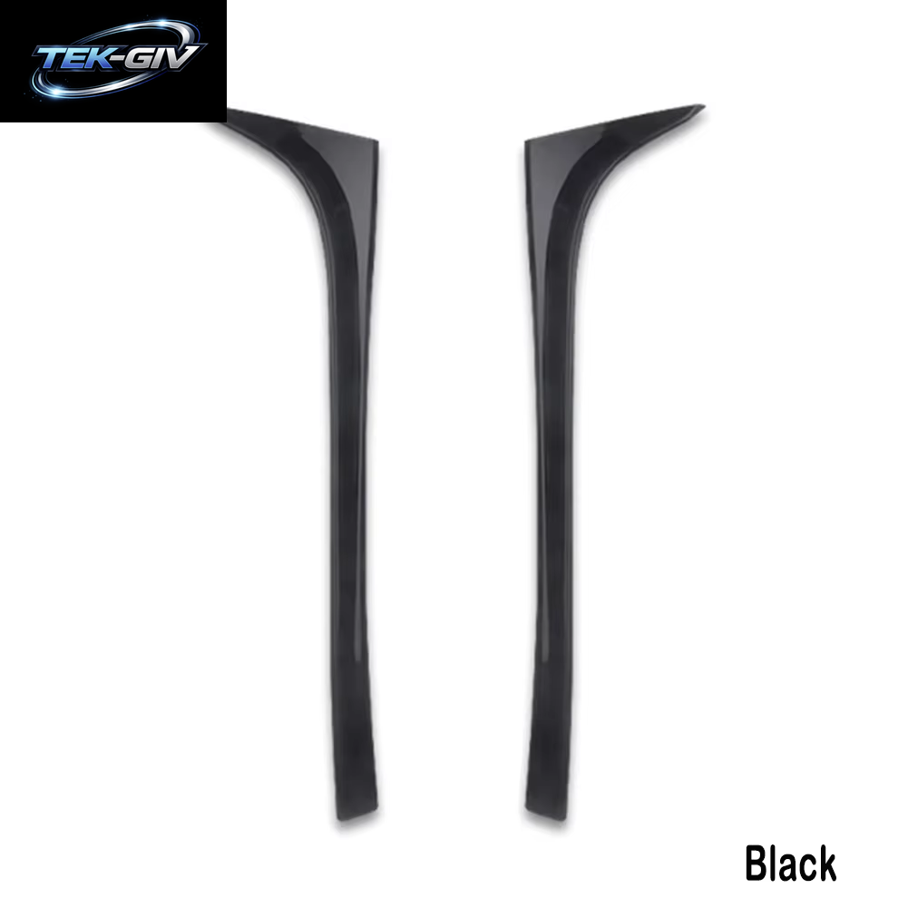 Für VW Golf 7 7,5 MK7 MK7,5 2014-2018 Glänzend Schwarz ABS Hinten Fenster Seite Stamm Spoiler Canard Canards Splitter Zubehör