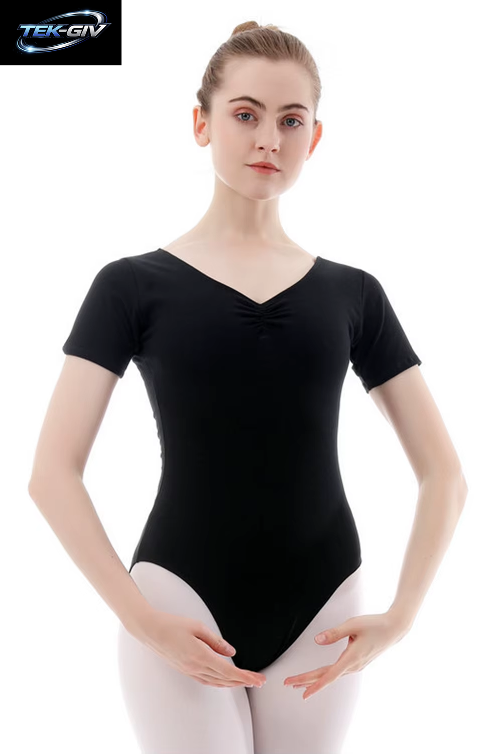 Ballett Trikot Erwachsene Hohe Qualität Praxis Ballett Tanzen Tragen Frauen Kurzarm Eleganz Dance Team Gymnastik Overall