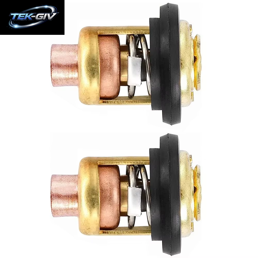 2 Stück Thermostat Und Dichtung 75692Q2 Für Mercury 125 PS 135 PS 140 PS 150 PS 175 PS 200 PS 225 PS