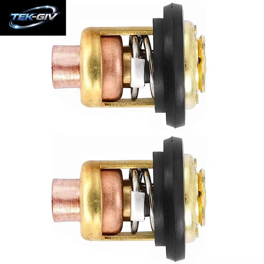 2 Stück Thermostat Und Dichtung 75692Q2 Für Mercury 125 PS 135 PS 140 PS 150 PS 175 PS 200 PS 225 PS