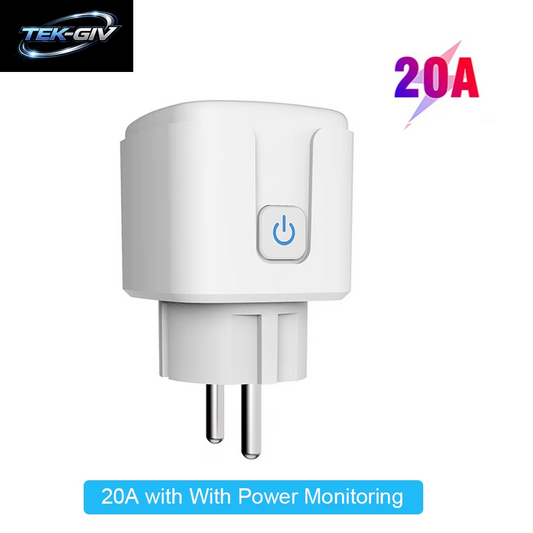 Tuya Zigbee Smart Plug 20A EU Smart Socket Mit Strom Überwachung Timing-Funktion Sprach Steuerung Über Alexa Google Home Yandex