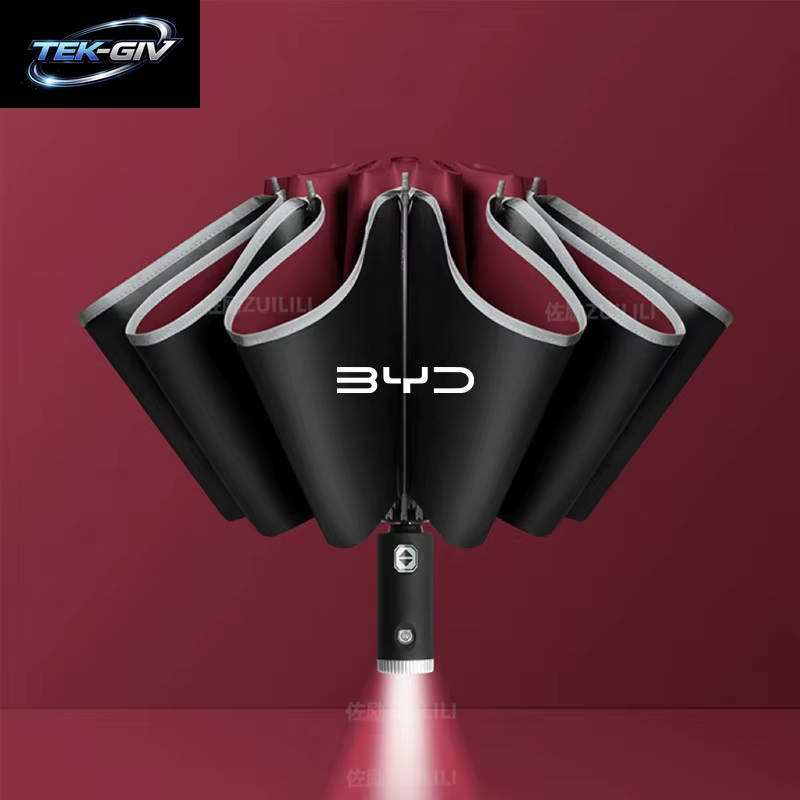Auto Automatische Falten Winddicht Sonnenschirm Regenschirm Für BYD Atto 3 Tang F3 E6 Yuan plus Song Max F0 Qin G3 I3 Han Auto Zubehör