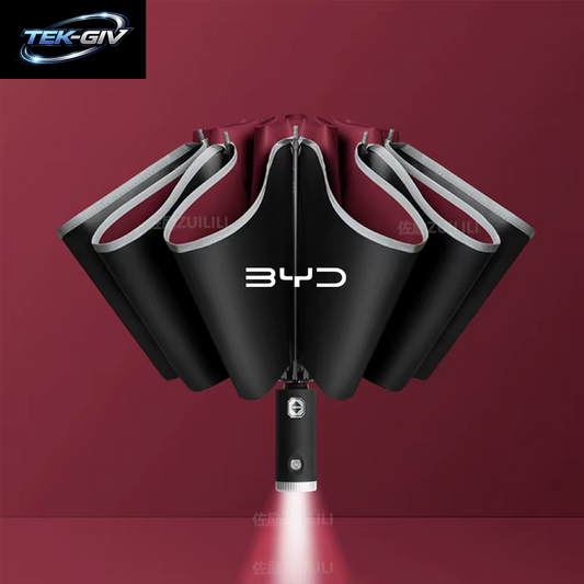 Auto Automatische Falten Winddicht Sonnenschirm Regenschirm Für BYD Atto 3 Tang F3 E6 Yuan plus Song Max F0 Qin G3 I3 Han Auto Zubehör