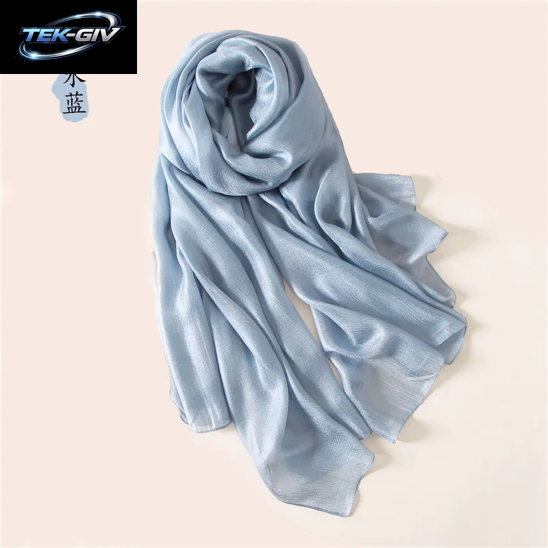 2023 Luxus Marke Frauen Mode Schal Plain Solide Seide Leinen Schals Schals Sommer Dame Bandanas Pashmina Foulard Hijab 180*90 Cm