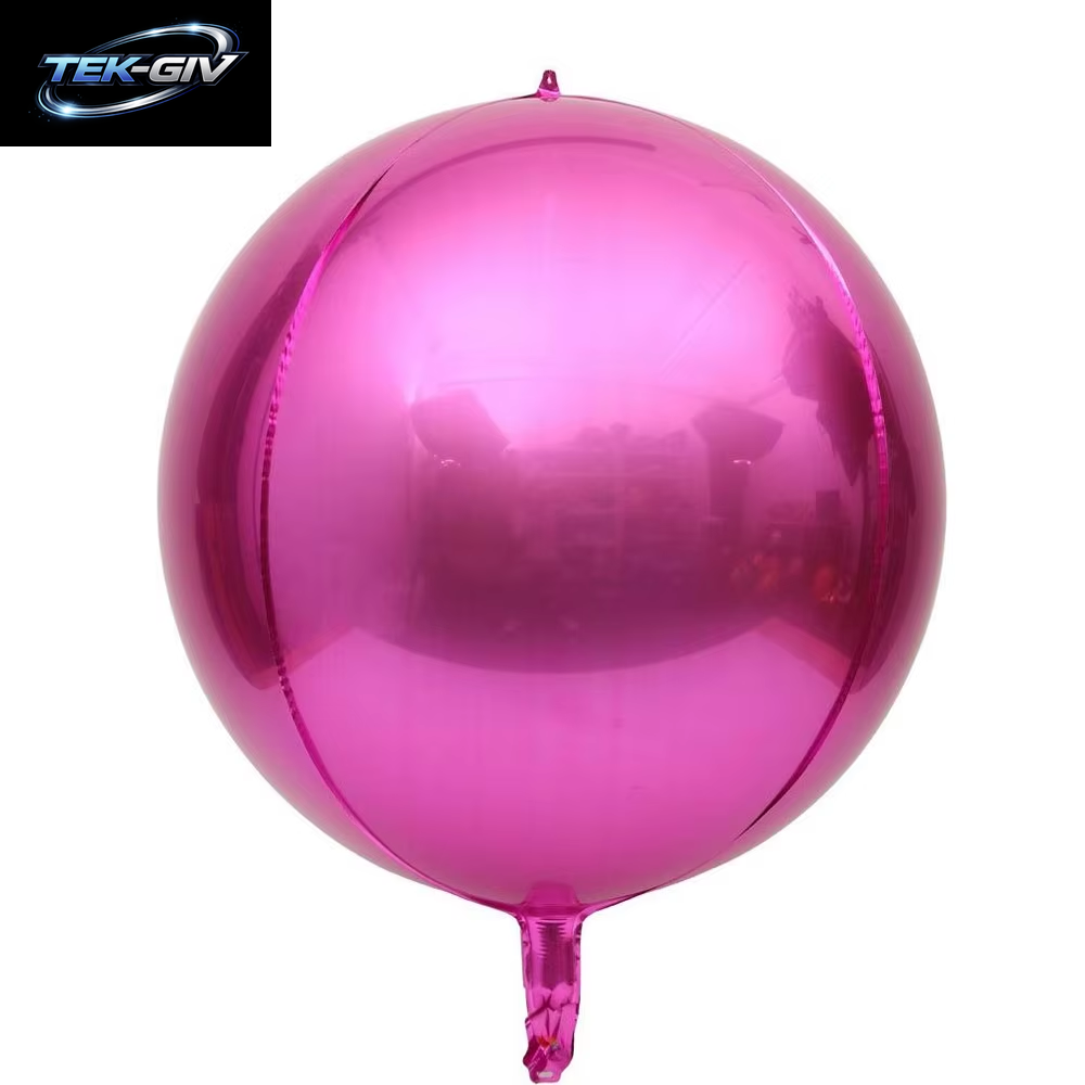 10 Stück Silberne 4D-Rundballons 10 18 22 32 Zoll Große Metallische Silberfolienballons Für Geburtstag, Hochzeit, Silberne Partydekorationen