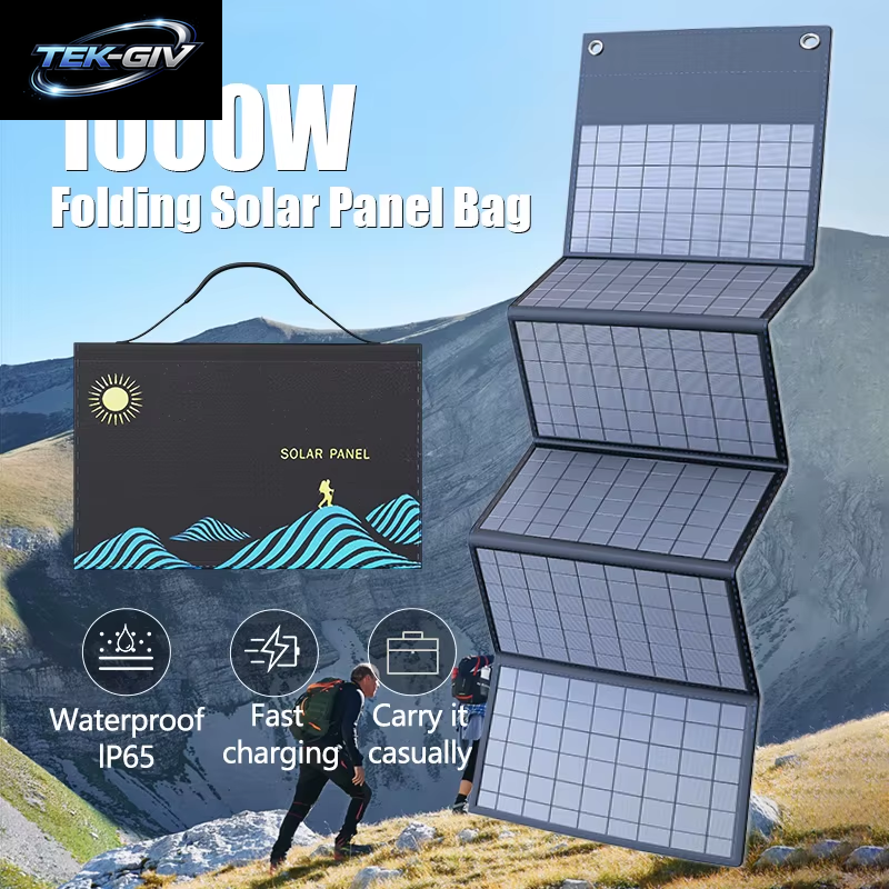 1000 W Solarpanel Tragbare Falttasche USB + DC Ausgang Solar Ladegerät Outdoor Netzteil Für Home Handy Stromgenerator