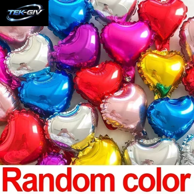60-5PCS Rote Herz Folien Ballons Aufblasbare Helium Ballon DIY Geburtstag Party Ornamente Für Valentinstag Hochzeit Party Geschenke