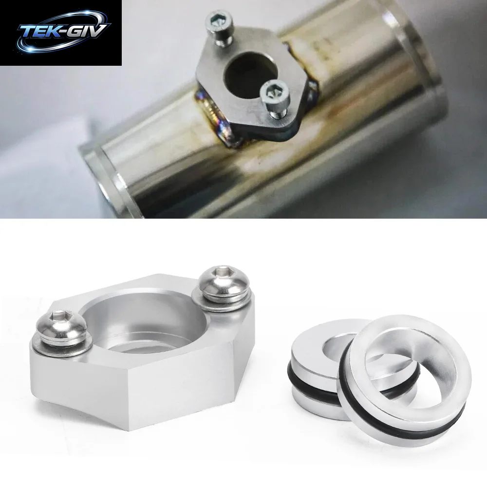 1PCS ALUMINIUM KARTE SENSOR ADAPTER FÜR VW AUDI 1,8 T FLANSCH KIT GOLF GTI BEETLE JETTA A4 PIPING KIT