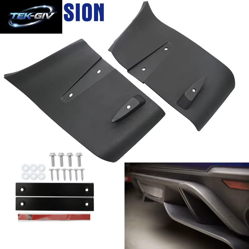 Hinten Lip Air Diffusor Volant Folie Kit ABS Für Ford Zubehör Für Mustang 2018 2019 GT R Stil Auto Außen Teile