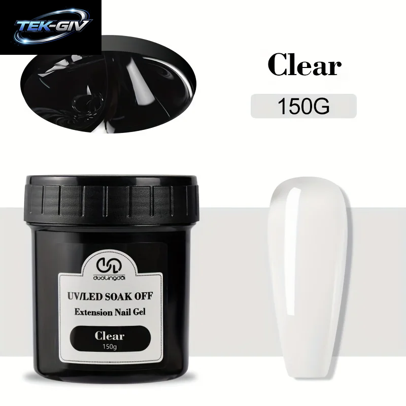 150 G Acryl-Nagelverlängerungsgel – Uv-/Led-Kompatibel, Geruchlos, Soak-Off-Formel Für Harte Gelee, Maniküre Und Nagelaufbau