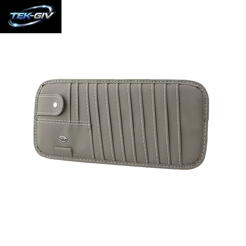 Auto-Cd-Hülle, Fahrzeug-Sonnenblende-Organizer Für Autos Mit Dvd-Aufbewahrungshüllen, Stifthalter, Sonnenbrillenhalter, Kartenfach
