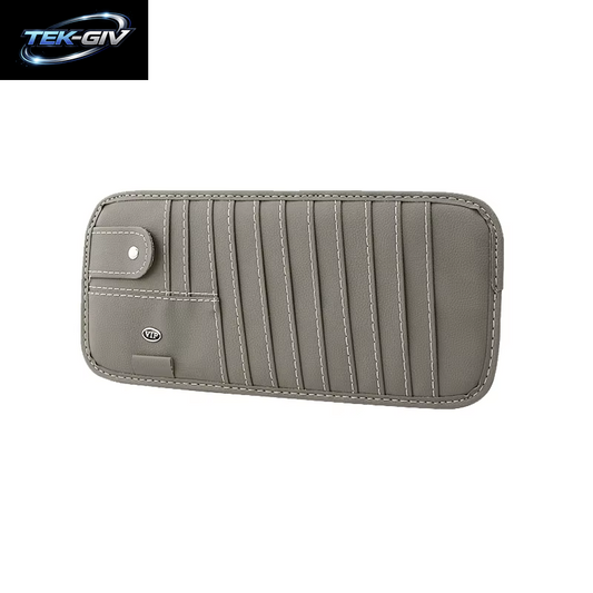 Auto-Cd-Hülle, Fahrzeug-Sonnenblende-Organizer Für Autos Mit Dvd-Aufbewahrungshüllen, Stifthalter, Sonnenbrillenhalter, Kartenfach