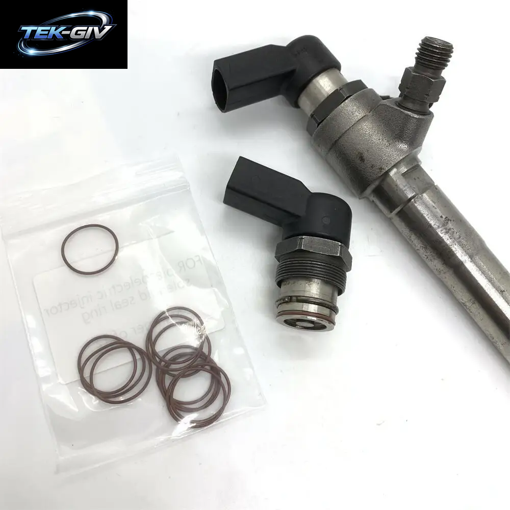 12PCS CRIN Piezo Injektor Magnetventil Dichtung Ring Dichtungen Reparatur Kits Für Simens